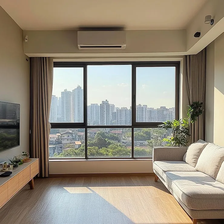 Ar condicionado de janela silencioso