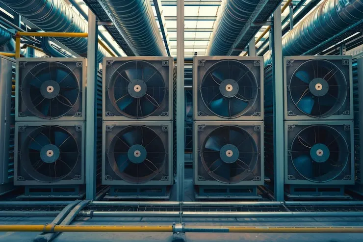 Manutenção de ar condicionado chiller industrial